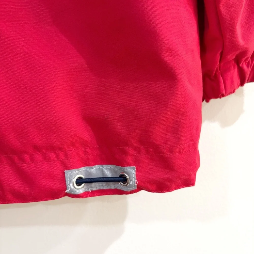 Hanna Andersson Weatherwear Jacket 110 (5T) Red Hooded Coat Kids